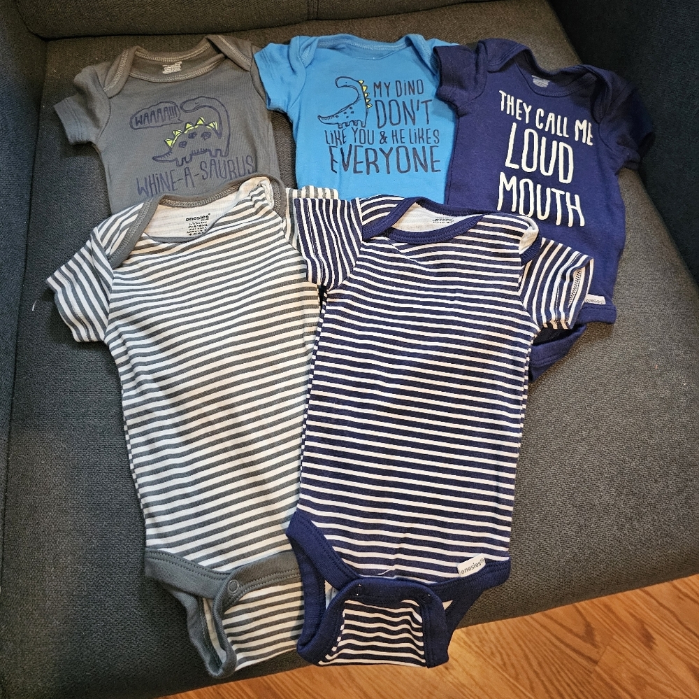 Onsie brand 0-3 month onsies
